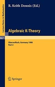 Tapa de Algebraic K ― Theory