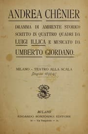 Tapa de Andrea Chénier