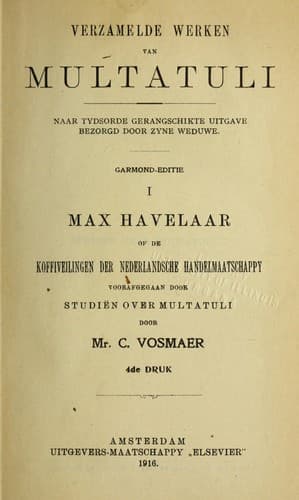 Tapa de Verzamelde werken