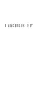 Tapa de Living for the city