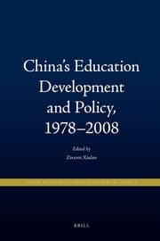 Tapa de China's education development and policy, 1978-2008