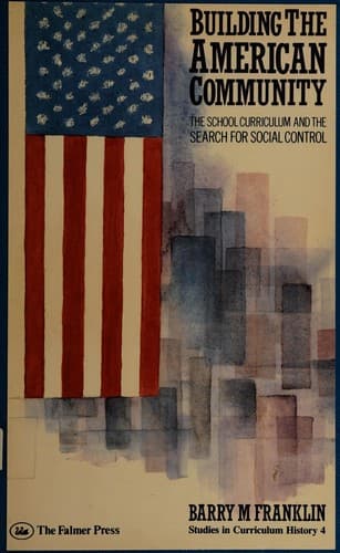 Tapa de Building the American community