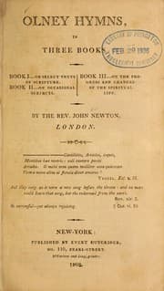 Tapa de Olney hymns