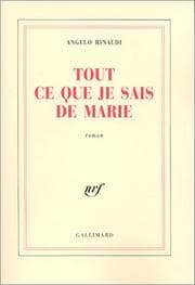 Tapa de Tout ce que je sais de Marie