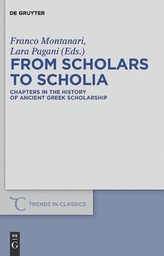 Tapa de From scholars to scholia