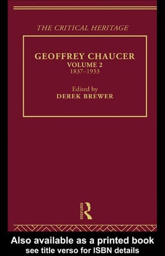 Tapa de Geoffrey Chaucer