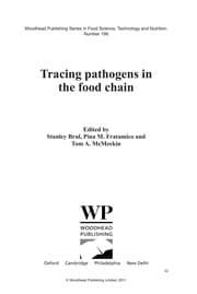 Tapa de Tracing pathogens in the food chain