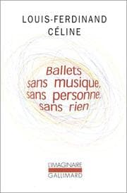 Tapa de Ballets sans musique, sans personne, sans rien