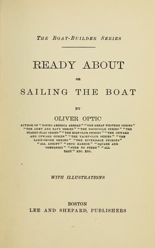 Tapa de Ready about, or, Sailing the boat