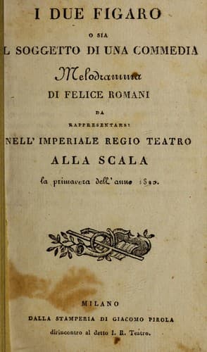 Tapa de I due Figaro