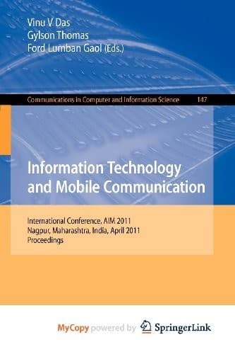 Tapa de Information Technology and Mobile Communication