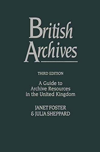 Tapa de British Archives