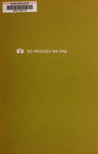 Tapa de So proudly we hail