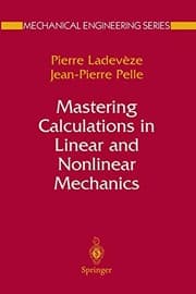 Tapa de Mastering Calculations in Linear and Nonlinear Mechanics