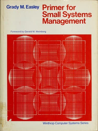 Tapa de Primer for small systems management