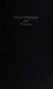 Tapa de Ethical principles and practice
