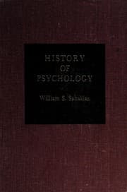 Tapa de History of psychology