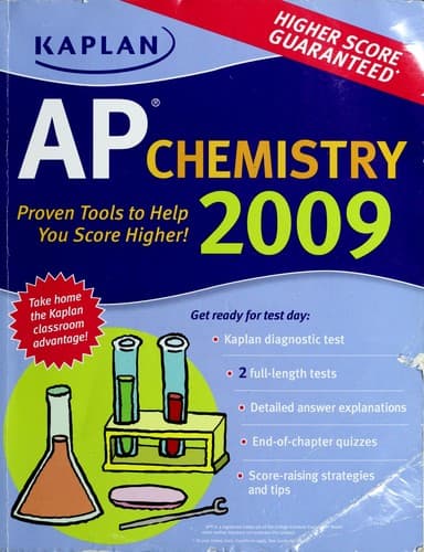 Tapa de Kaplan AP Chemistry 2009