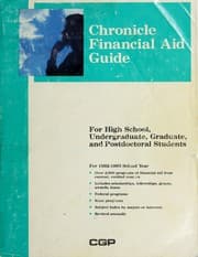 Tapa de Chronicle Financial Aid Guide