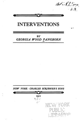 Tapa de Interventions