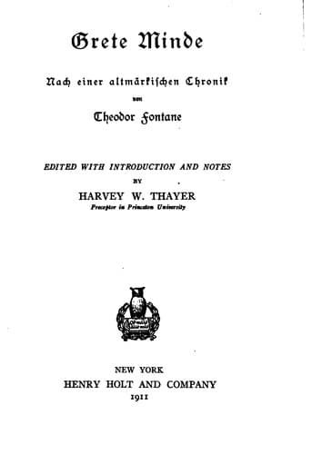 Tapa de Grete Minde