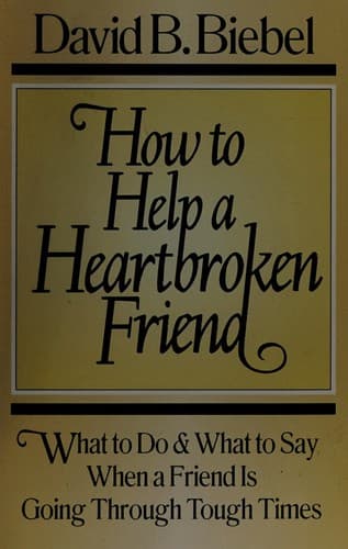 Tapa de How to help a heartbroken friend