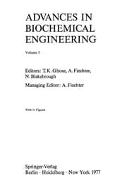 Tapa de Advances in biochemical engineering