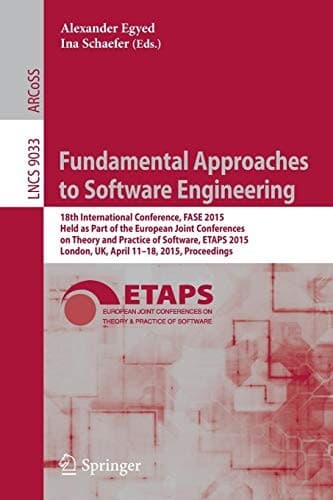 Tapa de Fundamental Approaches to Software Engineering