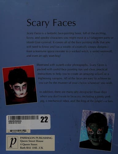 Tapa de Scary Faces (Scary Faces/Spooky Fun)