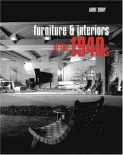 Tapa de Furniture and Interiors of the 1940s