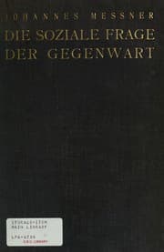 Tapa de Die soziale Frage der Gegenwart