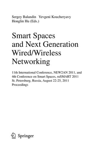Tapa de Smart Spaces and Next Generation Wired/Wireless Networking