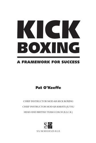 Tapa de Kick boxing