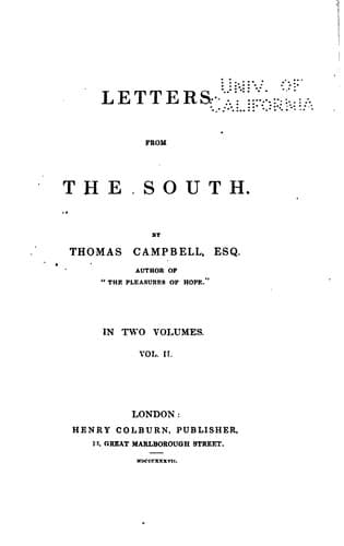 Tapa de Letters from the South