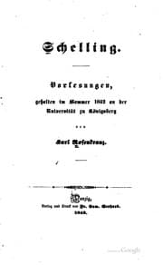 Tapa de Schelling Vorlesungen, gehalten im Sommer 1842 an der Universität zu ..