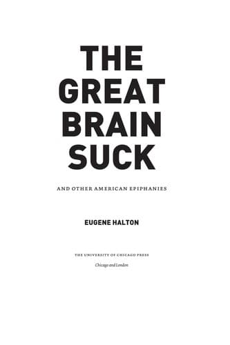 Tapa de The Great Brain Suck