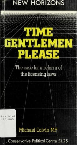 Tapa de Time Gentlemen Please