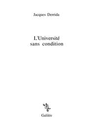 Tapa de L'université sans condition
