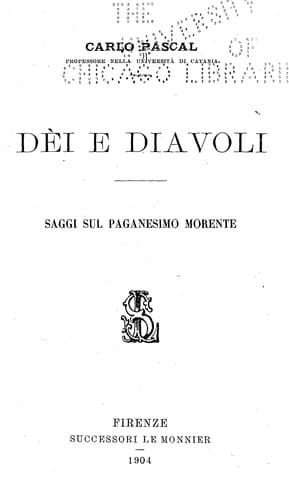 Tapa de Dèi e Diavoli