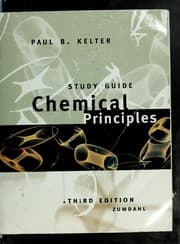 Tapa de Study guide, Chemical principles, third edition, Steven S. Zumdahl