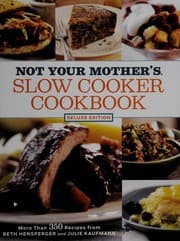 Tapa de Not your mother's slow cooker cookbook