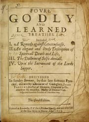 Tapa de Foure godly and learned treatises ..