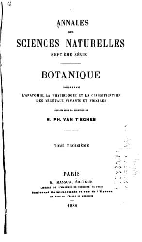 Tapa de Annales des sciences naturelles