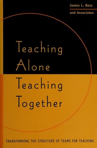 Tapa de Teaching alone, teaching together