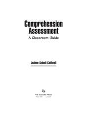 Tapa de Comprehension assessment