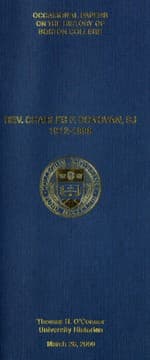Tapa de Rev. Charles F. Donovan, SJ, 1912-1998