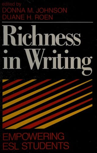 Tapa de Richness in writing