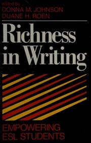 Tapa de Richness in writing