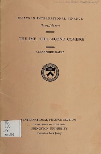 Tapa de The IMF: the second coming?