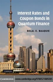 Tapa de Interest rates and coupon bonds in quantum finance